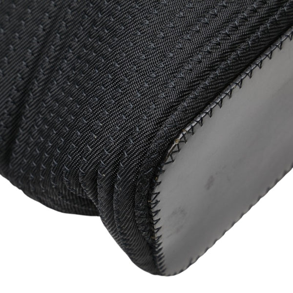 グッチ バンブー ハンドバッグ ショルダーバッグ 2WAY 002.1364.0439 ブラック ブラウン ナイロン レザー レディース GUCCI 【中古】