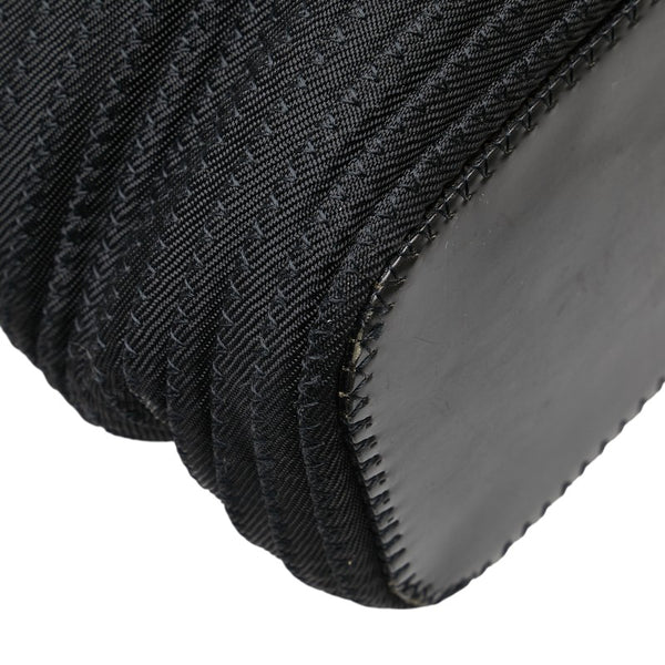 グッチ バンブー ハンドバッグ ショルダーバッグ 2WAY 002.1364.0439 ブラック ブラウン ナイロン レザー レディース GUCCI 【中古】