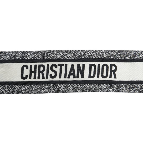 ディオール フラワー ボタニカル柄 ミッツァ ツイリー ホワイト マルチカラー シルク レディース Dior 【中古】