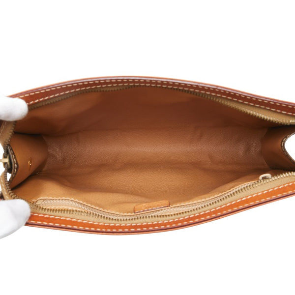 セリーヌ マカダム セカンドバッグ クラッチバッグ ブラウン PVC レザー レディース CELINE 【中古】