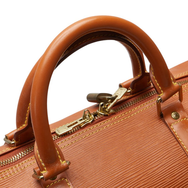 ルイ ヴィトン エピ キーポル55  ボストンバッグ トラベルバッグ M42953 ケニアブラウン レザー レディース LOUIS VUITTON 【中古】