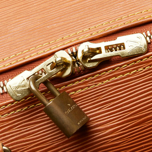 ルイ ヴィトン エピ キーポル55  ボストンバッグ トラベルバッグ M42953 ケニアブラウン レザー レディース LOUIS VUITTON 【中古】