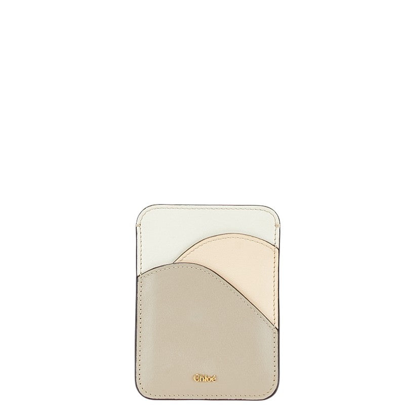 クロエ ウォールデン カードケース マルチカラー レザー レディース Chloe 【中古】