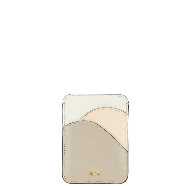 クロエ ウォールデン カードケース マルチカラー レザー レディース Chloe 【中古】