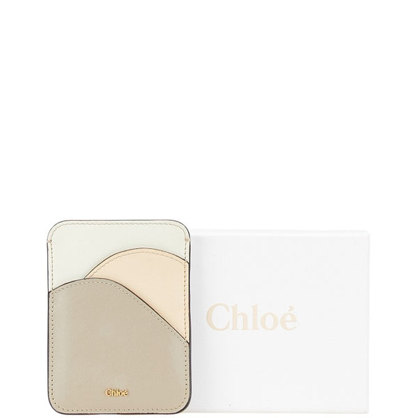 クロエ ウォールデン カードケース マルチカラー レザー レディース Chloe 【中古】