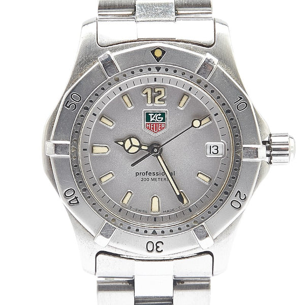 タグホイヤー 2000シリーズ 腕時計 WK1212 クオーツ シルバー文字盤 ステンレススチール メンズ TAG HEUER 【中古】