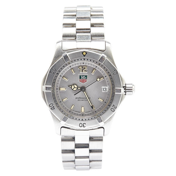 タグホイヤー 2000シリーズ 腕時計 WK1212 クオーツ シルバー文字盤 ステンレススチール メンズ TAG HEUER 【中古】