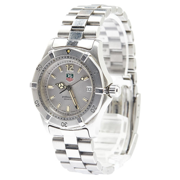 タグホイヤー 2000シリーズ 腕時計 WK1212 クオーツ シルバー文字盤 ステンレススチール メンズ TAG HEUER 【中古】