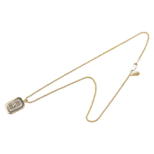 ヴァレンティノ Vロゴ ネックレス ゴールド メッキ レディース VALENTINO 【中古】