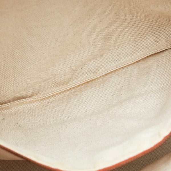 グッチ GGキャンバス バンブー トートバッグ 339000 ベージュ オレンジ キャンバス レザー レディース GUCCI 【中古】