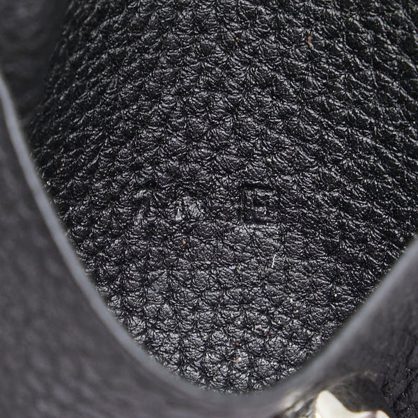 エルメス ドゴン コインケース カードケース ブラック トゴ メンズ HERMES 【中古】