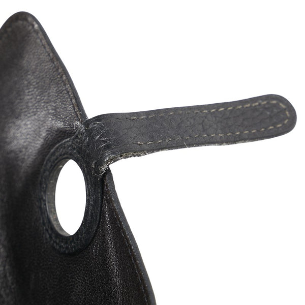 エルメス ドゴン コインケース カードケース ブラック トゴ メンズ HERMES 【中古】