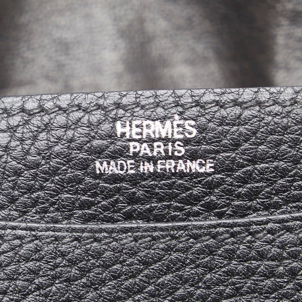 エルメス ドゴン コインケース カードケース ブラック トゴ メンズ HERMES 【中古】
