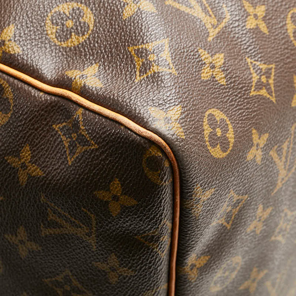 ルイ ヴィトン モノグラム キーポル60 ボストンバッグ トラベルバッグ M41422 ブラウン PVC レザー レディース LOUIS VUITTON 【中古】
