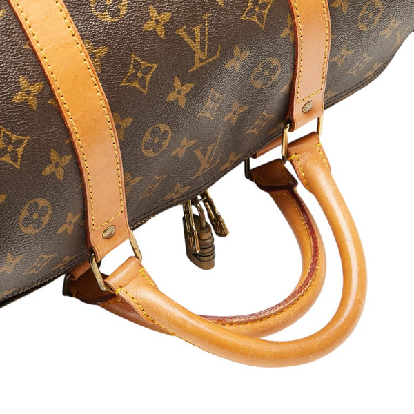 ルイ ヴィトン モノグラム キーポル60 ボストンバッグ トラベルバッグ M41422 ブラウン PVC レザー レディース LOUIS VUITTON 【中古】