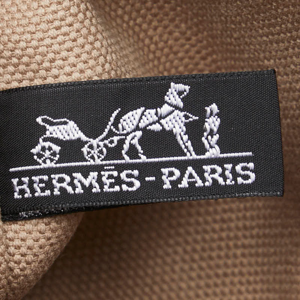 エルメス ボラボラPM トートバッグ ベージュ ブラウン キャンバス レディース HERMES 【中古】