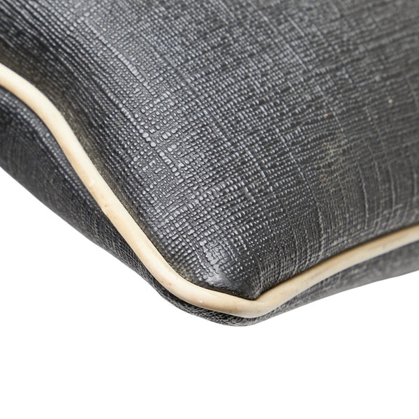 グッチ ロゴ 斜め掛け ショルダーバッグ 162904 ブラック ベージュ PVC キャンバス レディース GUCCI 【中古】