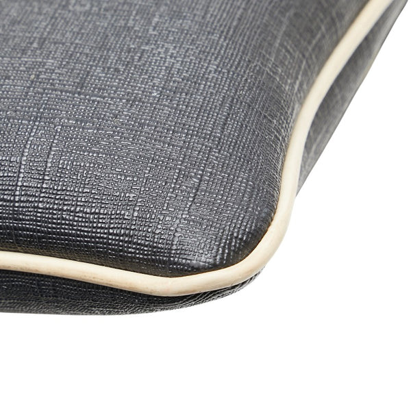 グッチ ロゴ 斜め掛け ショルダーバッグ 162904 ブラック ベージュ PVC キャンバス レディース GUCCI 【中古】