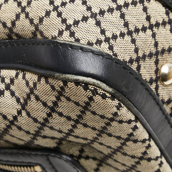グッチ ディアマンテ ミニボストンバッグ ハンドバッグ 269876 ベージュ マルチカラー キャンバス レザー レディース GUCCI 【中古】