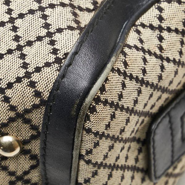 グッチ ディアマンテ ミニボストンバッグ ハンドバッグ 269876 ベージュ マルチカラー キャンバス レザー レディース GUCCI 【中古】