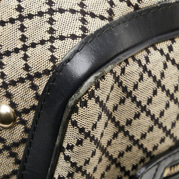 グッチ ディアマンテ ミニボストンバッグ ハンドバッグ 269876 ベージュ マルチカラー キャンバス レザー レディース GUCCI 【中古】