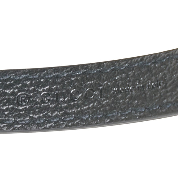 グッチ エクストラスモール インターロッキングG ドッグウェア ペット用品 692946 ブラック レザー レディース GUCCI 【中古】