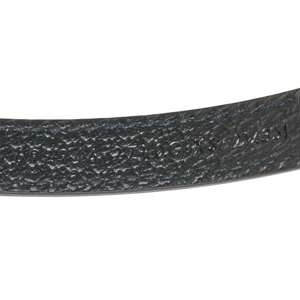 グッチ エクストラスモール インターロッキングG ドッグウェア ペット用品 692946 ブラック レザー レディース GUCCI 【中古】