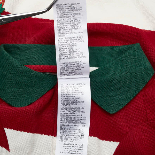 グッチ ストロベリー ボーダー ドッグウェア ペット用品 サイズ：L 695744 マルチカラー コットン レディース GUCCI 【中古】