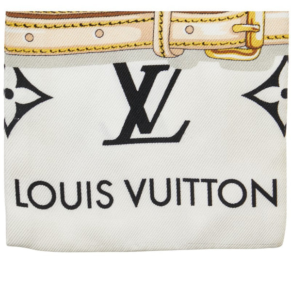 ルイ ヴィトン バンドー モノグラム コンフィデンシャル スカーフ M78656 ブラック マルチカラー レディース LOUIS VUITTON 【中古】