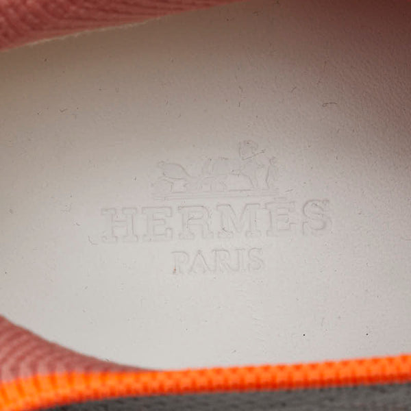 エルメス エクレール ニット スニーカー スリッポン サイズ:42 グレー ファブリック メンズ HERMES 【中古】
