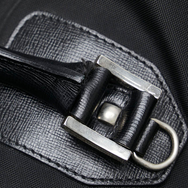 エルメネジルド ゼニア スーツケース ガーメントケース ブラック キャンバス メンズ Ermenegildo Zegna 【中古】