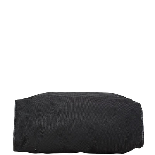 エルメネジルド ゼニア スーツケース ガーメントケース ブラック キャンバス メンズ Ermenegildo Zegna 【中古】