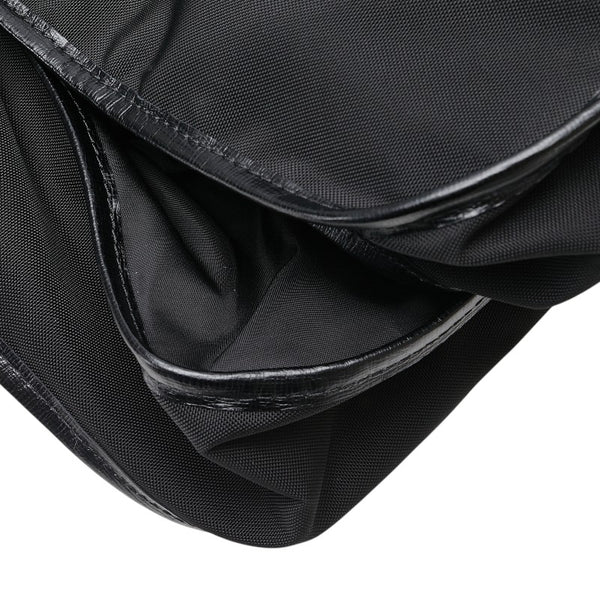 エルメネジルド ゼニア スーツケース ガーメントケース ブラック キャンバス メンズ Ermenegildo Zegna 【中古】