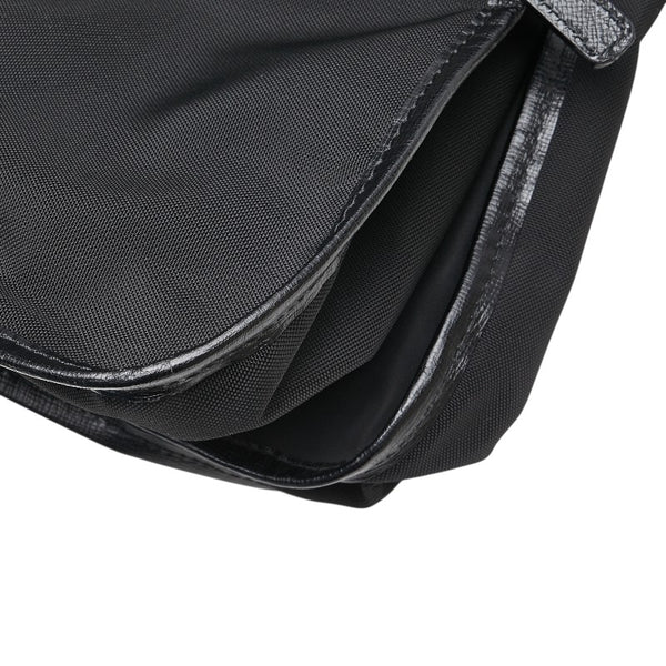 エルメネジルド ゼニア スーツケース ガーメントケース ブラック キャンバス メンズ Ermenegildo Zegna 【中古】