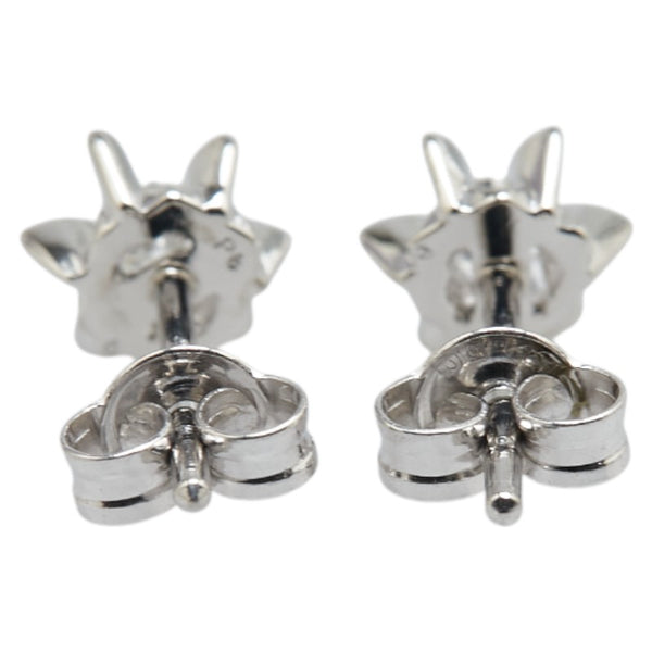 Pt900 プラチナ ダイヤ0.18ct スタッドピアス レディース 【中古】