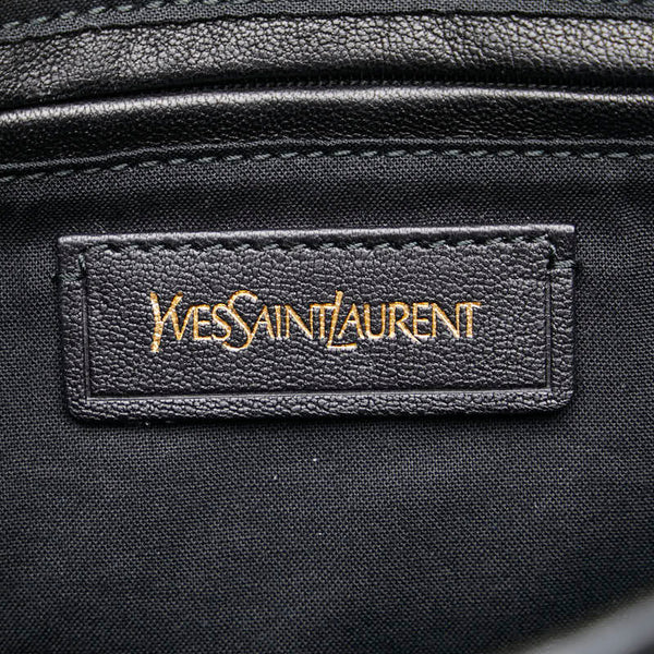 サンローラン カバスシック ミニ ハンドバッグ ブラック レザー レディース SAINT LAURENT 【中古】