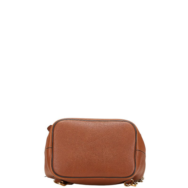 クロエ フェイ リュック バックパック ショルダーバッグ 2WAY ブラウン レザー スエード レディース Chloe 【中古】