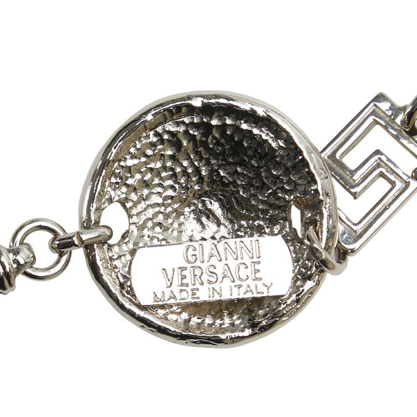 ヴェルサーチェ メデューサ チェーン ベルト シルバー メタル レディース VERSACE 【中古】