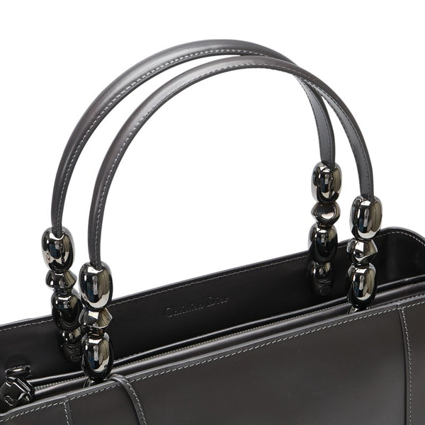 ディオール マリスパール ハンドバッグ ショルダーバッグ 2WAY グレー レザー レディース Dior 【中古】