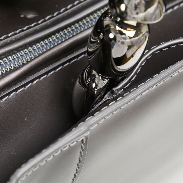 ディオール マリスパール ハンドバッグ ショルダーバッグ 2WAY グレー レザー レディース Dior 【中古】