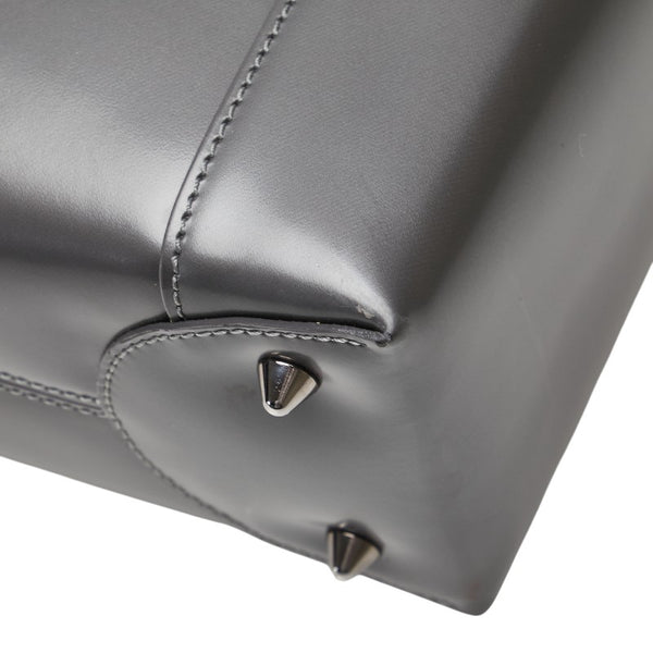 ディオール マリスパール ハンドバッグ ショルダーバッグ 2WAY グレー レザー レディース Dior 【中古】