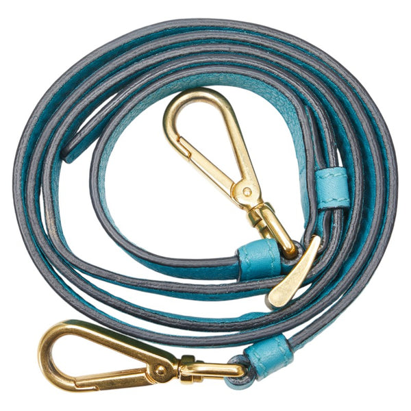 プラダ ハンドバッグ ショルダーバッグ 2WAY ブルー レザー レディース PRADA 【中古】