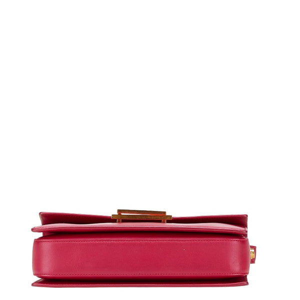 サンローラン クラシック ルル ショルダーバッグ ピンク ゴールド レザー レディース SAINT LAURENT 【中古】