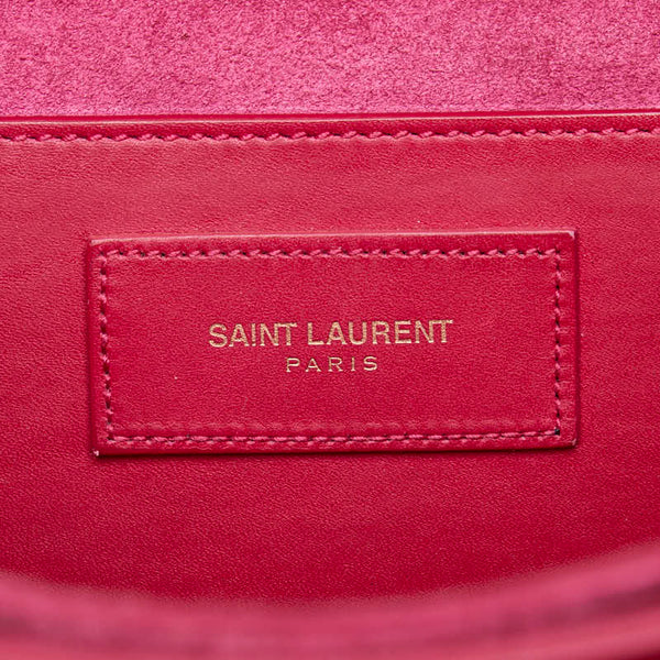 サンローラン クラシック ルル ショルダーバッグ ピンク ゴールド レザー レディース SAINT LAURENT 【中古】