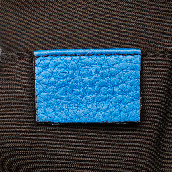 グッチ ハンドバッグ ショルダーバッグ 2WAY 341504 ブルー レザー レディース GUCCI 【中古】