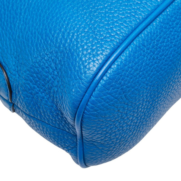 グッチ ハンドバッグ ショルダーバッグ 2WAY 341504 ブルー レザー レディース GUCCI 【中古】