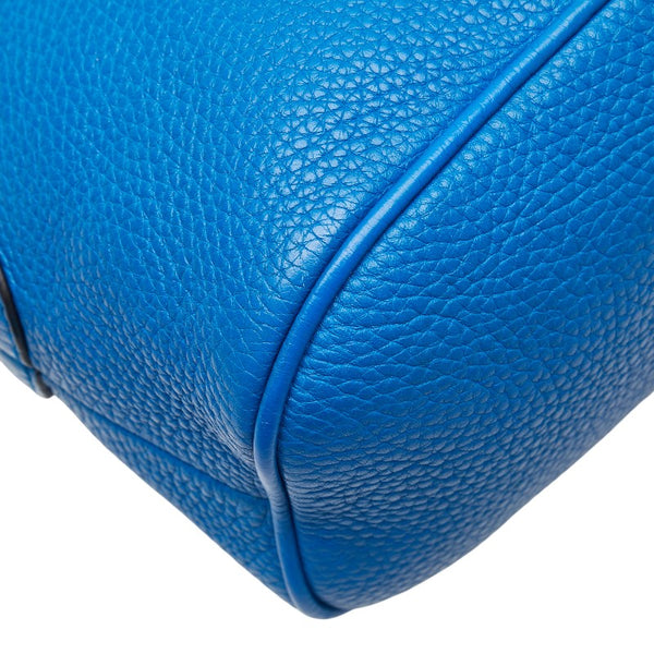 グッチ ハンドバッグ ショルダーバッグ 2WAY 341504 ブルー レザー レディース GUCCI 【中古】