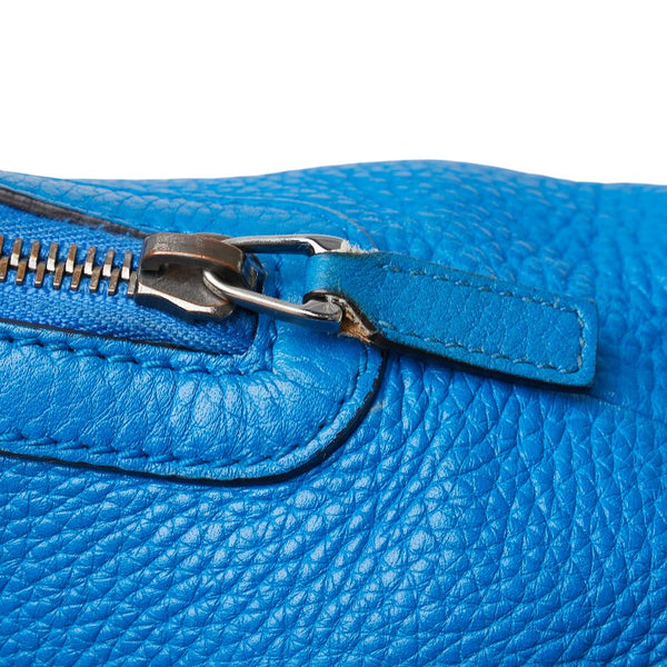 グッチ ハンドバッグ ショルダーバッグ 2WAY 341504 ブルー レザー レディース GUCCI 【中古】