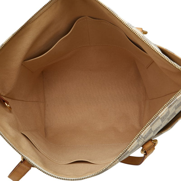ルイ ヴィトン ダミエアズール トータリー MM トートバッグ ショルダーバッグ N51262 ホワイト PVC レザー レディース LOUIS VUITTON 【中古】