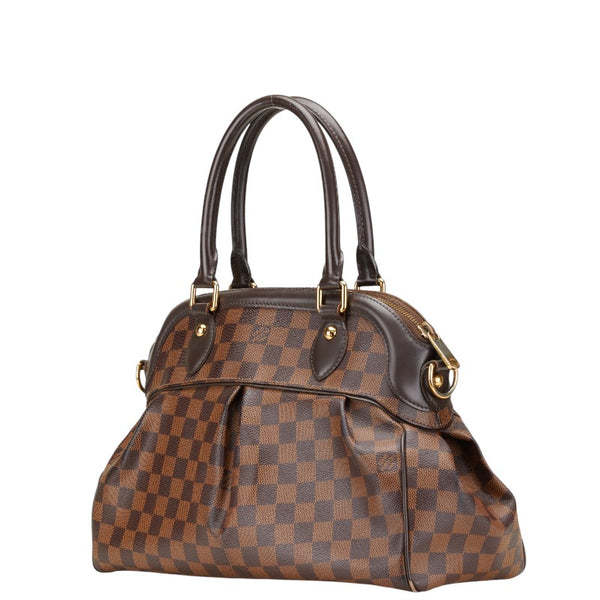 ルイ ヴィトン ダミエ トレヴィPM ハンドバッグ ショルダーバッグ 2WAY N51997 ブラウン PVC レザー レディース LOUIS VUITTON 【中古】